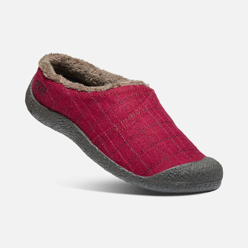 Chaussons Keen Femme Rouge | Howser Wrap Slide | BZDPR-1372